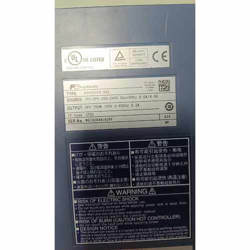 议价议价!富士伺服驱动器RYH751F5VV2750W三相20