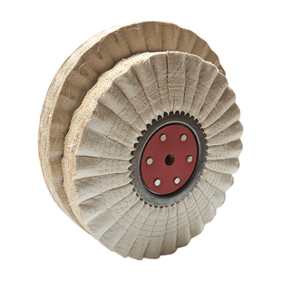 KEJA不锈钢抛光麻轮 8*7麻轮300-400mm尖头机用波浪麻轮 抛光轮