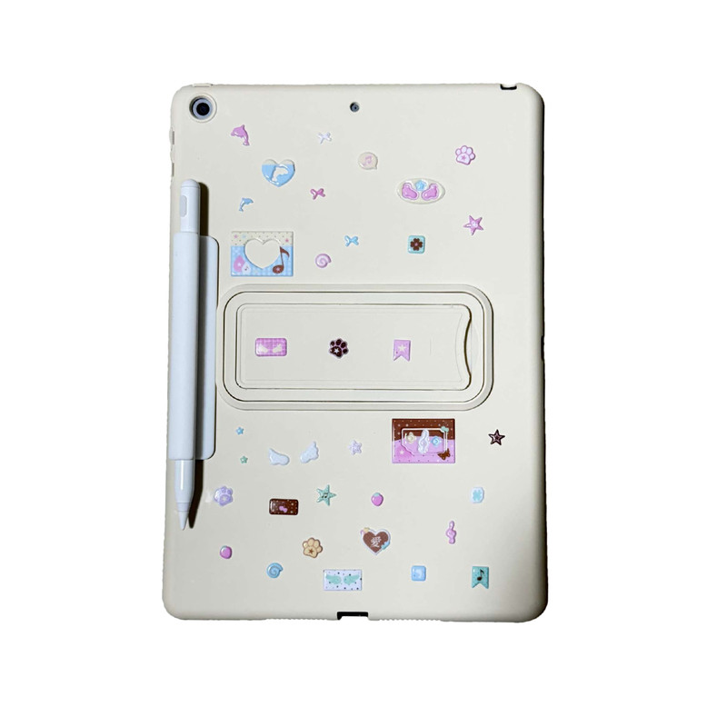 寻壳适用薄巧音符可调节透明苹果三星华为2026ipadpro保护套平板Air34578壳第十代12.9寸小米Matepad女可爱白