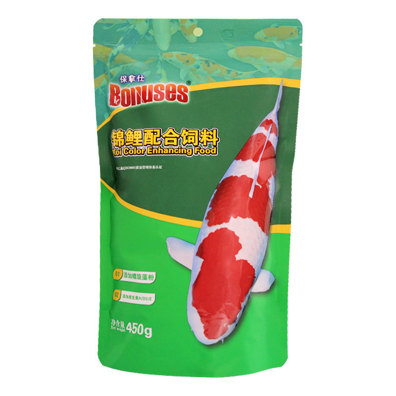 锦鲤鱼粮增艳金鱼鱼食观赏鱼饲料