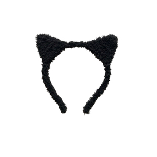 可爱毛绒猫耳朵洗脸发箍女款冬季头箍2025新款不勒头压发发卡头饰