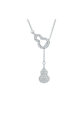 周六福葫芦项链女星银葫芦链坠S925银高级感小众送女友节日礼物