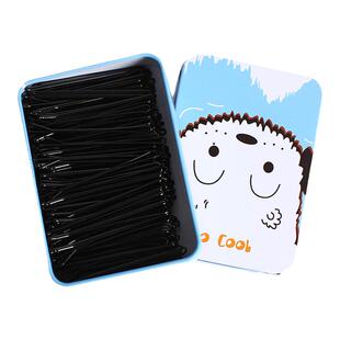 黑色一字夹碎发钢夹固定头发夹子发饰侧边卡子发夹女头饰刘海发卡