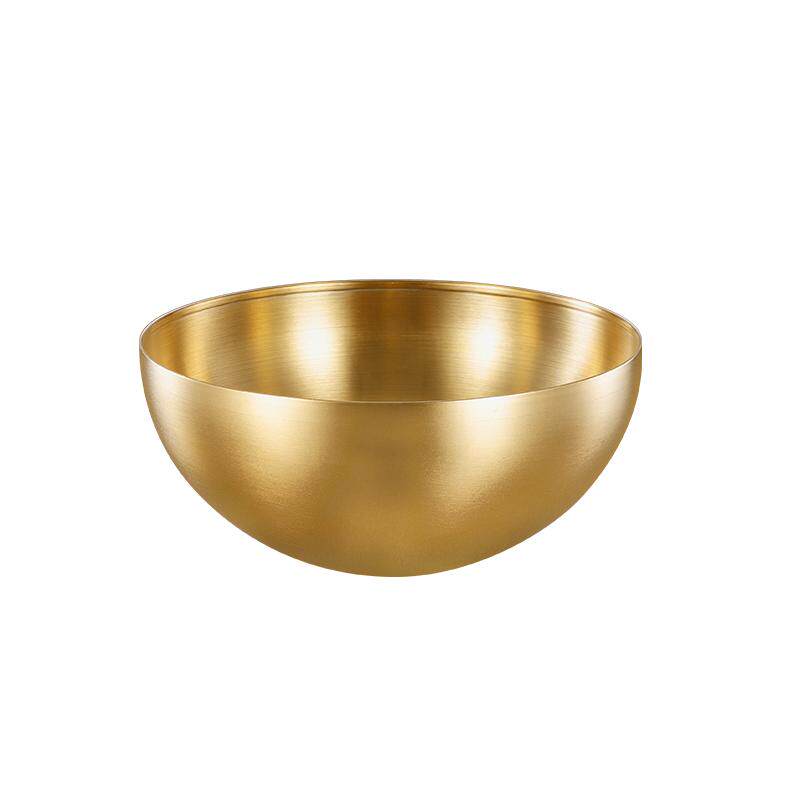 韩式304不锈钢冷面碗家用拌饭碗水果碗沙拉碗高颜值大号韩国餐具