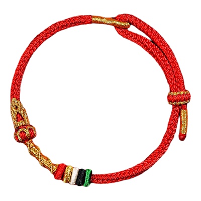 【杭州灵隐】2026本命年手绳太岁手链女款手工编制红绳男属马礼物