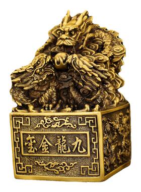 全铜新中式客厅办公室摆件