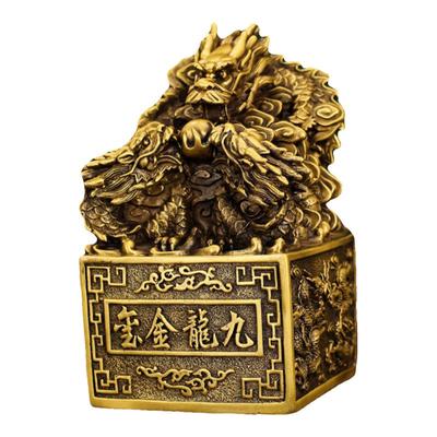 全铜新中式客厅办公室摆件