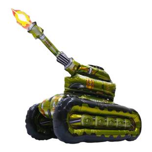 卡通汽车模型气球儿童玩具3D立体充气坦克挖掘机工程车男孩生日