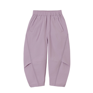 半度闲女童夏季薄款宽松运动裤洋气2025新款儿童夏装凉感阔腿裤子