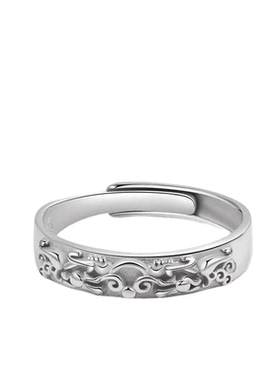 戒指2025轻奢冷淡风个性百搭貔貅指环情侣对戒新款简约活口可调节