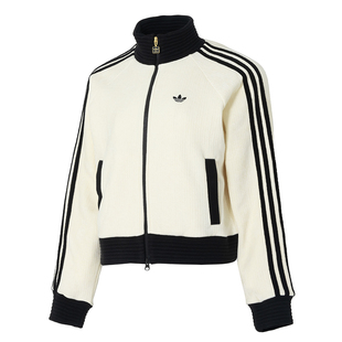 Adidas阿迪达斯三叶草外套女装2026夏季新款官方正品时尚针织夹克