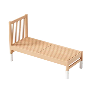 榉木拼接大床加宽床实木儿童床飘窗床加宽拼床大人单人床婴儿小床