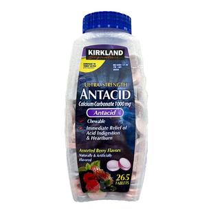 美国直邮 Kirkland果味咀嚼钙片 成人孕妇补钙亢胃酸1000mg 265粒