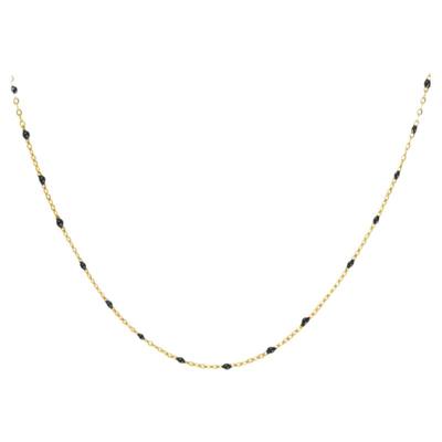 EVESENSE高级感珐琅隔珠锁骨链