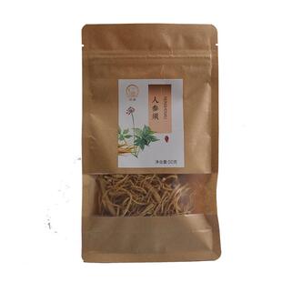 神象正宗东北长白山特产足龄生晒人参须50克白参泡酒煲汤磨粉