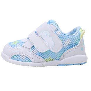 MOONSTAR月星1-3岁机能学步鞋3E宽胖款宝宝鞋轻量透气男女幼童鞋