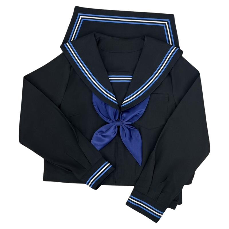 兔言舍原创JK制服雾岛学院水手服套装日系校供不良少女酷妹风班服