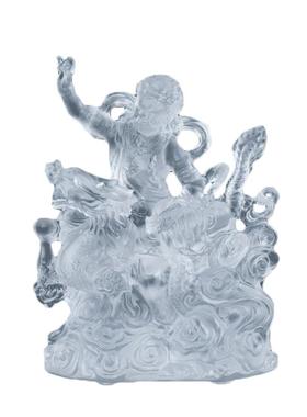 欧斯特国产琉璃人像摆件