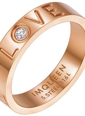 MedalQueen戒指女纪念结婚礼物