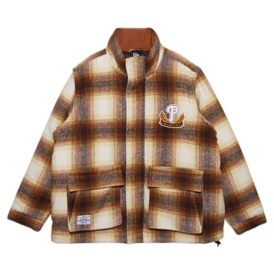 NewEra纽亦华MLB两穿棉服马甲