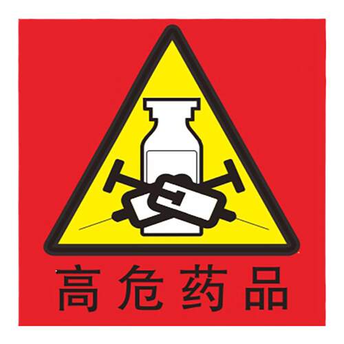 卫生院医用高危警示标签近效期3个月6个月1个月多规听似形似看似易混淆标识贴护理精神麻醉医院护理标签