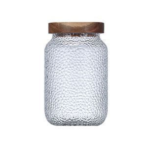 JOJO'S L. PD.杂货先生.相思木盖锤纹茶叶罐高硼硅玻璃制品 |淮橘