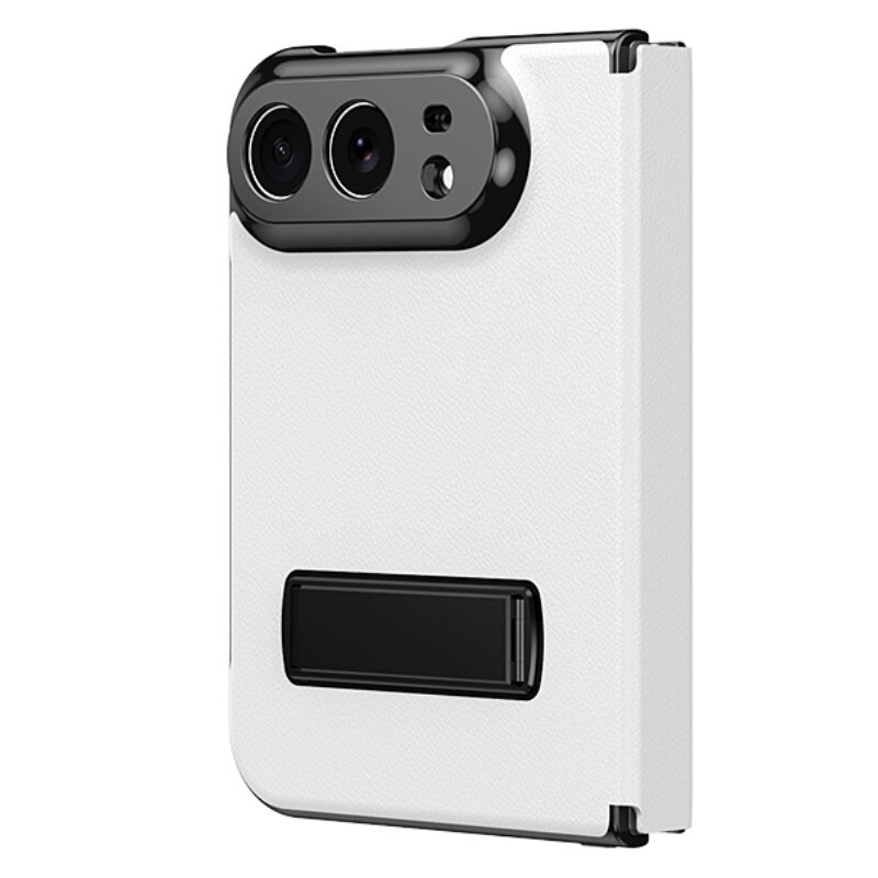 轻奢翻盖折叠支架皮套适用iphone