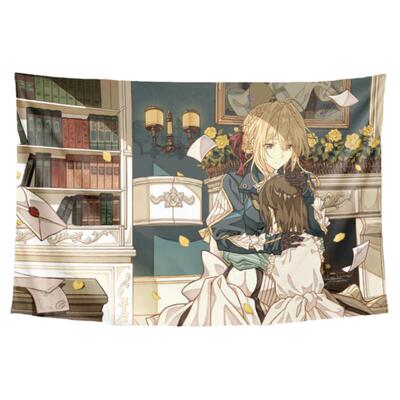 紫罗兰永恒花园薇尔墙布挂布