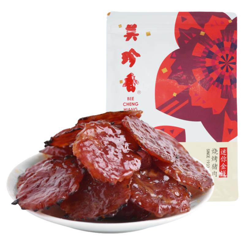 美珍香金钱烧烤猪肉脯200g*1袋