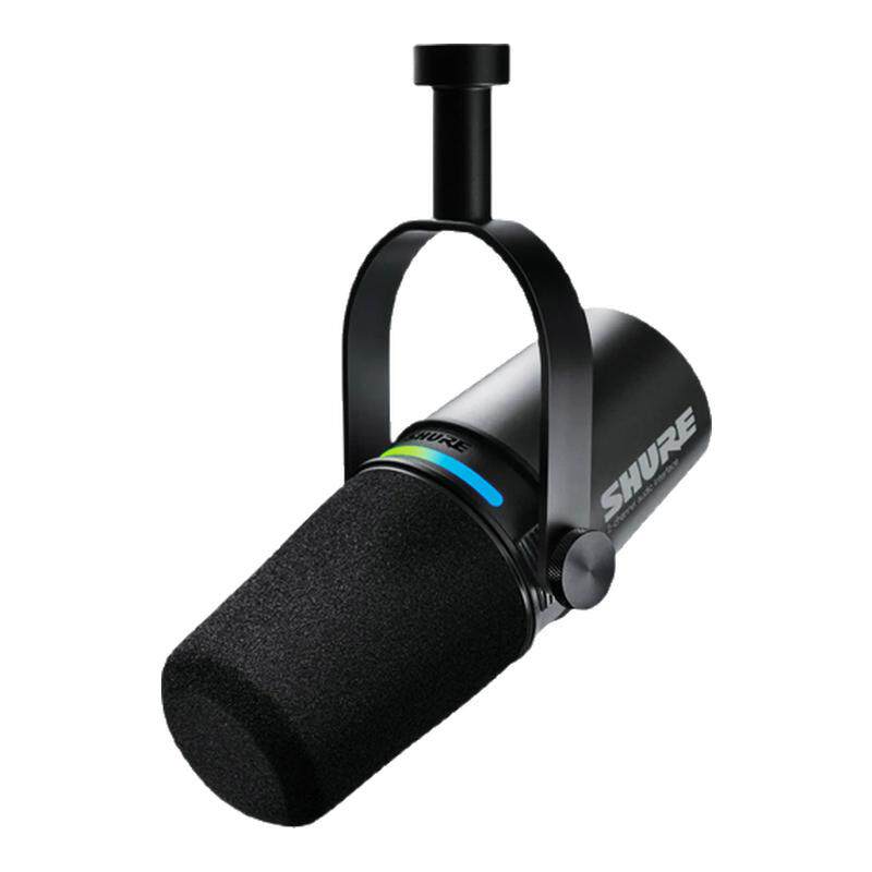 shure/舒尔MV7i智能动圈麦克风录音话筒乐器直播配音电脑手机通用