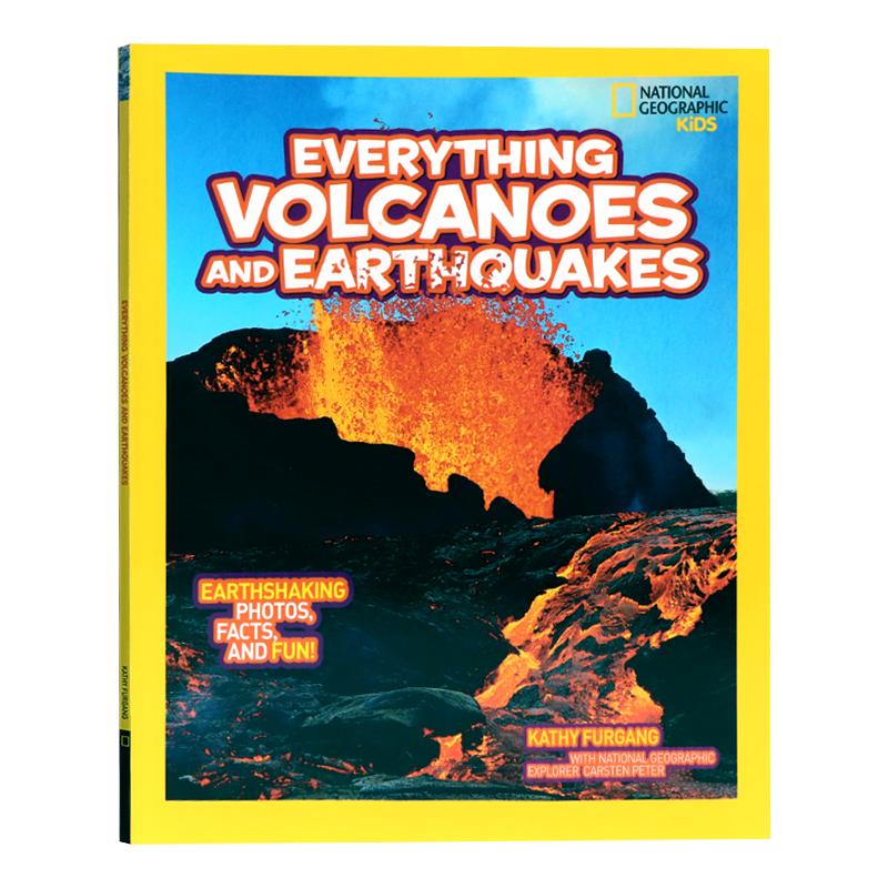 美国国家地理火山与地震原版绘本