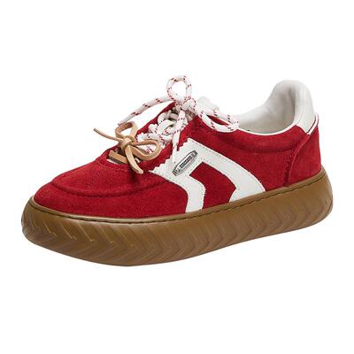 思加图小音符厚底百搭运动休闲鞋