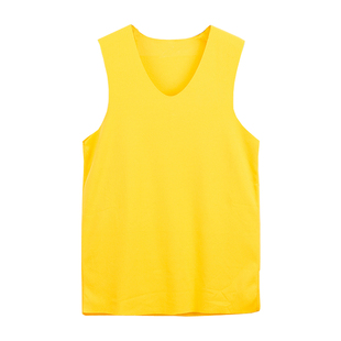 男士本命年红黄色保暖背心德绒无痕自发热红色内裤黄袜子打底内衣