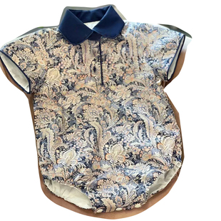 百天宝宝衣服夏季中国风印花旗袍包屁衣薄款婴儿连体衣外出服夏款