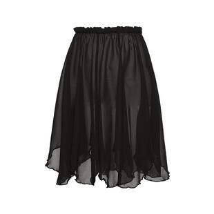 花瓣舞蹈裙女芭蕾舞练功裙成人排练裙松紧腰雪纺裙体操服半身纱裙