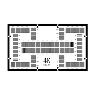 分辨率测试图 相机镜头100-2000CPH高清解像度卡CHART 4K(UHD TV