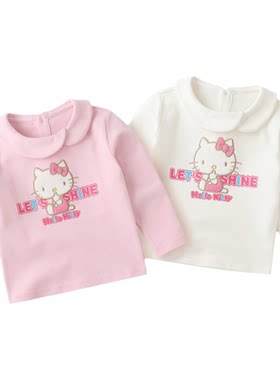 HelloKitty娃娃领甜美长袖T恤