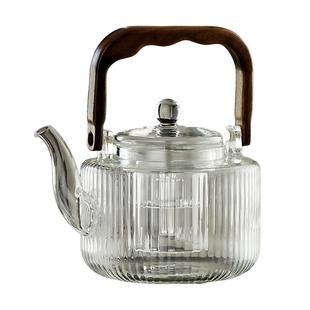 中式煮茶壶2026新款高端提梁壶大容量可明火耐高温电陶炉玻璃壶蒸