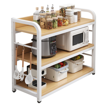 厨房落地多层微波炉置物架