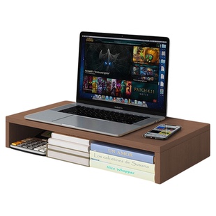 电脑显示器增高架台式电脑增高架办公桌置物架笔记本电脑托架屏幕底座键盘支架工位显示屏垫高台式桌面收纳架