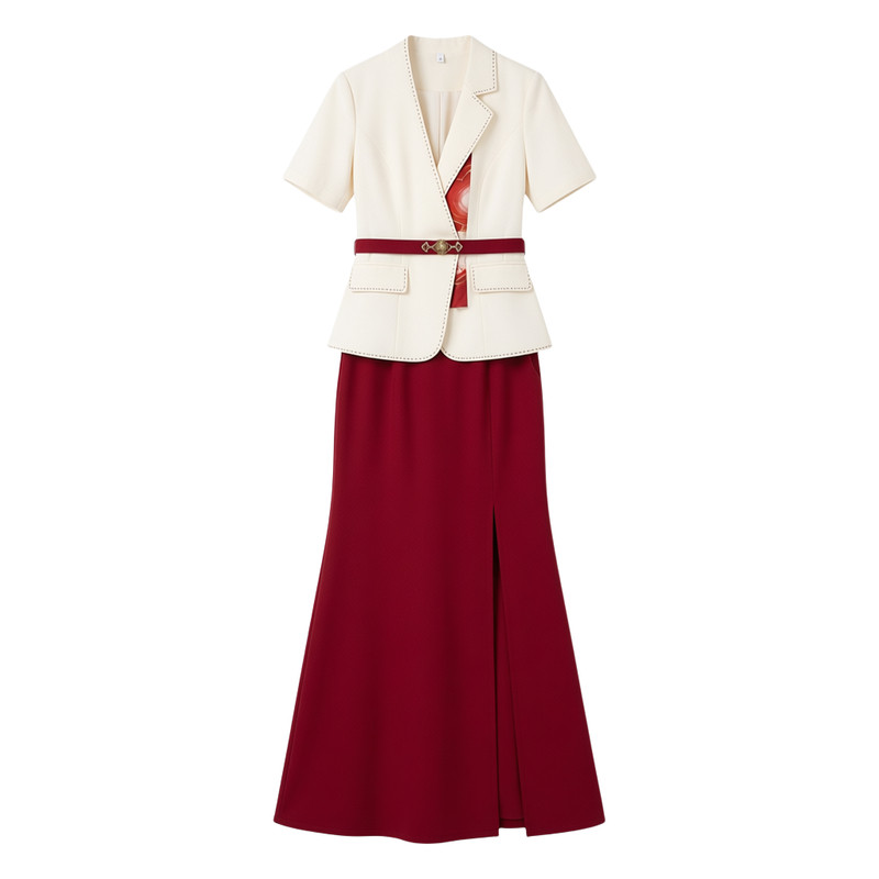 KTV夜总会公主服务员长裙制服