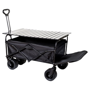 户外露营车可折叠手推车大号旅行野营拖车儿童可躺摆摊便携小拉车