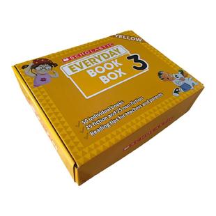 正版学乐分级阅读绘本 Everyday Book Box 天天阅读系列最新版本 box 3 第三辑 Level 1 蓝思160L-400L黄色赠送音频点读贴趣味英语