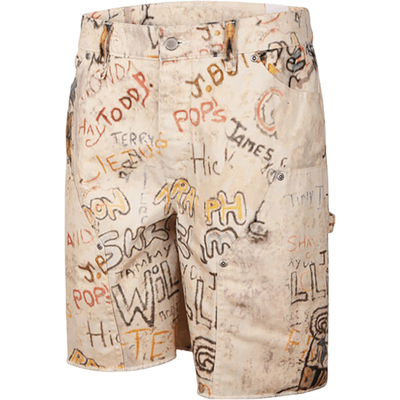 Nike/耐克正品JORDAN男士时尚满印花涂鸦透气经典短裤HF9346-133