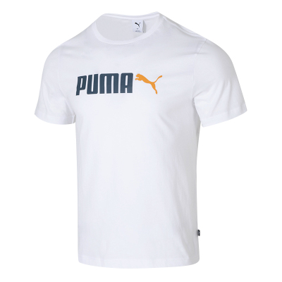 PUMA彪马白色短袖男款2025冬季新款运动服跑步健身训练服透气T恤