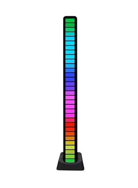 磁吸款RGB拾音节奏灯led车载氛围