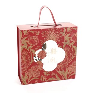 超大国风喜糖盒大容量复古宫廷风纸质手提结婚订婚婚宴新中式回礼