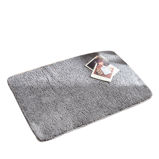 外贸进口无印地毯卧室床边毯客厅毛毯地垫家用浴室民宿风简约地毯