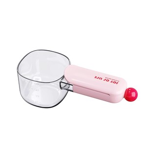 舀米勺食品级家用控量多功能可夹防虫带刻度猫狗粮勺杂粮面粉量勺