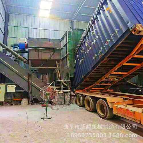 粉煤灰中转拆箱机 无扬尘干灰卸船卸车机 集装箱卸灰机包邮